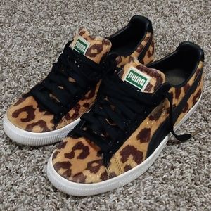 Puma Clyde "cheetah" Sneaker / Size 8.5